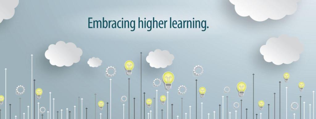 Embrace higher learning graphic