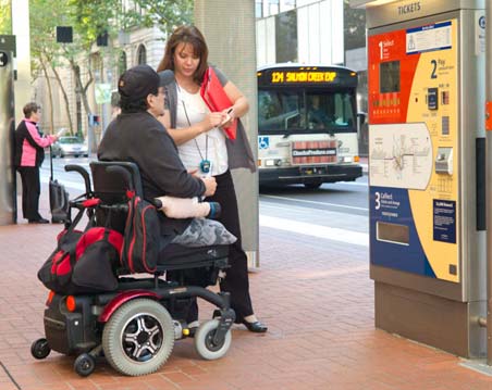 Public paratransit service