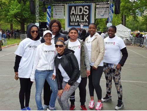 NY team on the AIDS walk