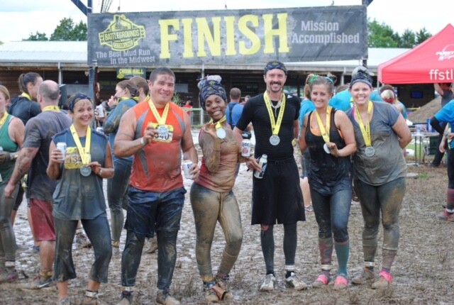 Mud Run participants