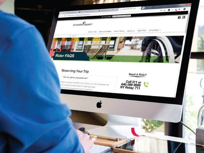 Accessible Dispatch website