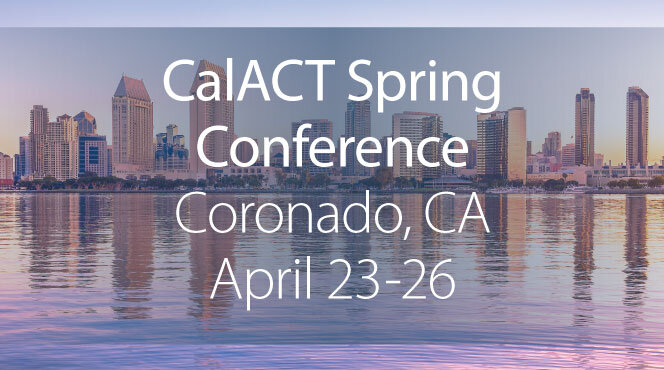 CalACT Spring Conference 2019