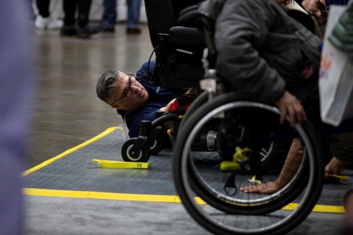 Team member at the Abilities Expo