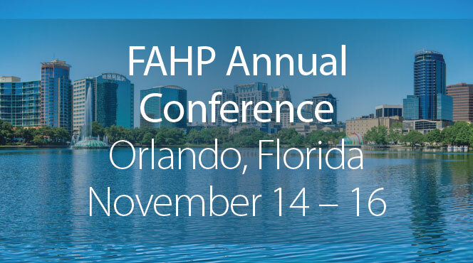 MTM will be at the FAHP conference in November.