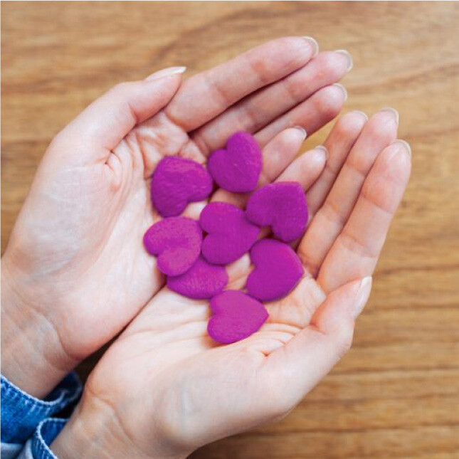 Giving hearts