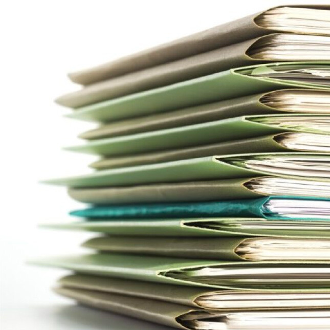 Stack of papers