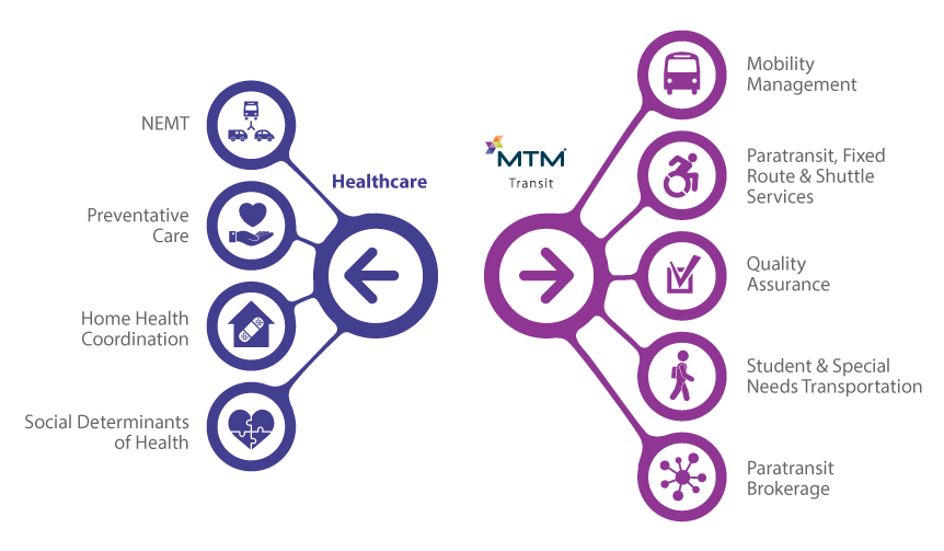 Healthcare and transit services