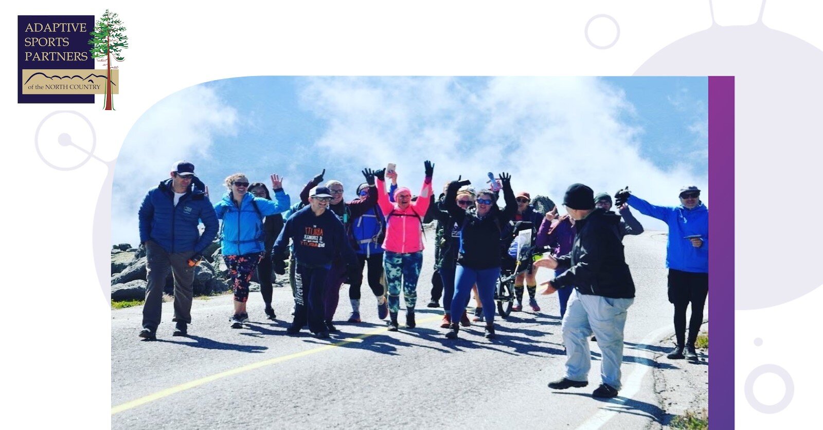 MTM teammates volunteered as crew members at the Sunrise Ascent on Mount Washington, where they supported adaptive athlete Taylor Baird.