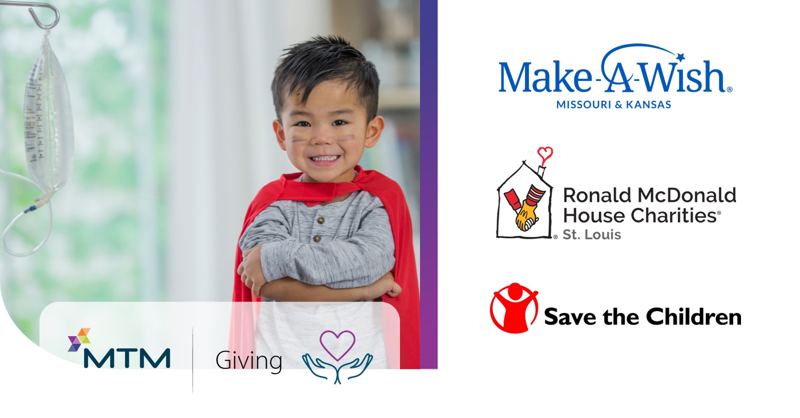 Meet a few of our MTM Giving partners for the first quarter of 2023, including the Ronald McDonald House, Make-A-Wish, and Save the Children!