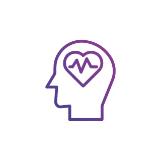 Behavioral health support icon