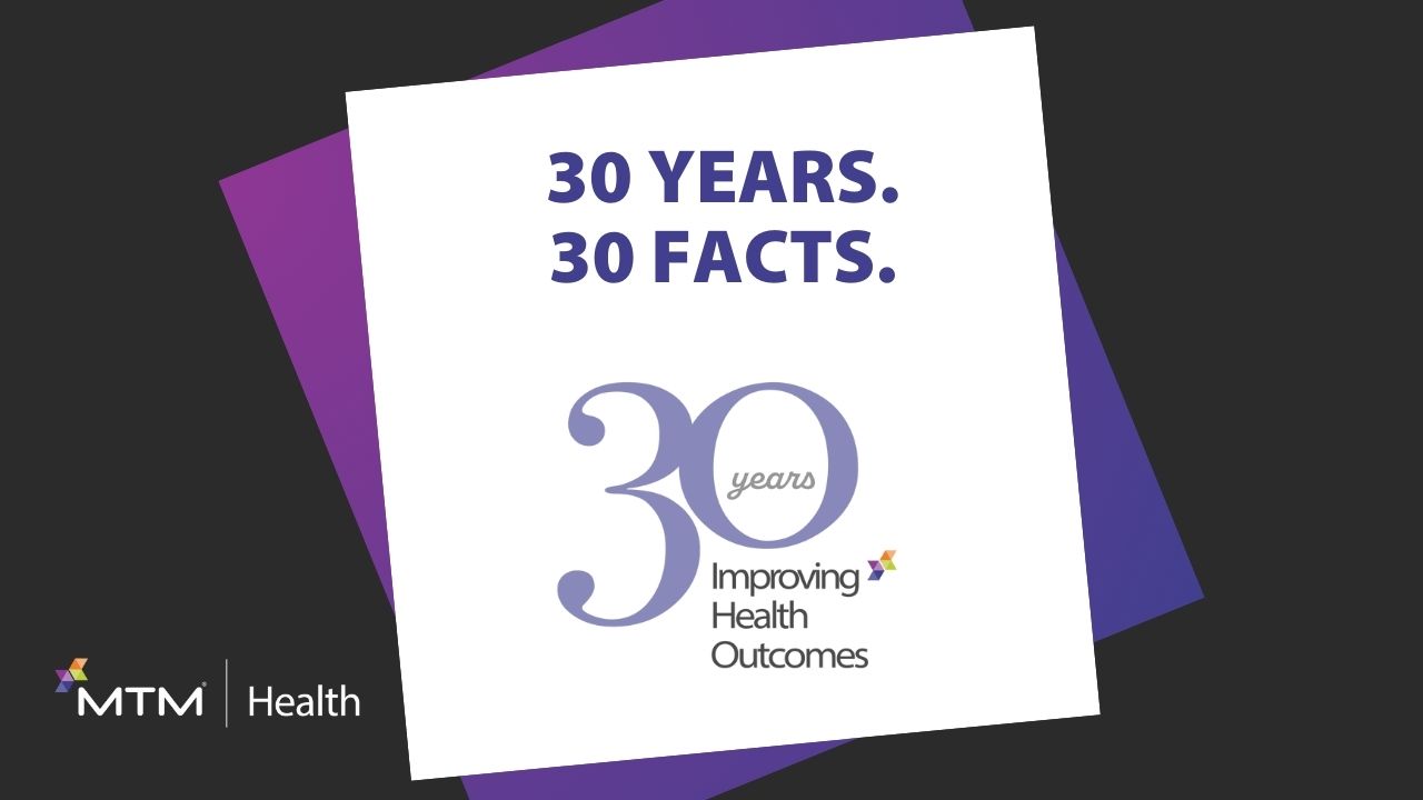 Celebrate our 30th anniversary with 30 facts about MTM Health, from a small startup to a national leader focused on access and innovation.