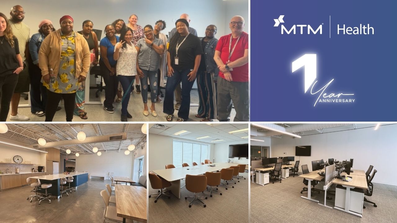 MTM Health celebrated one year at our Grove-area St. Louis office—a hub for customer service, training, and innovation.